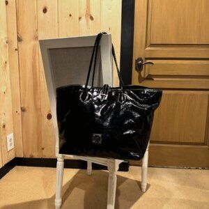 Dooney & Bourke Large Cindy Patent Leather Tote Bag
